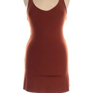 Girlfriend Collective Maroon Athletic Dress